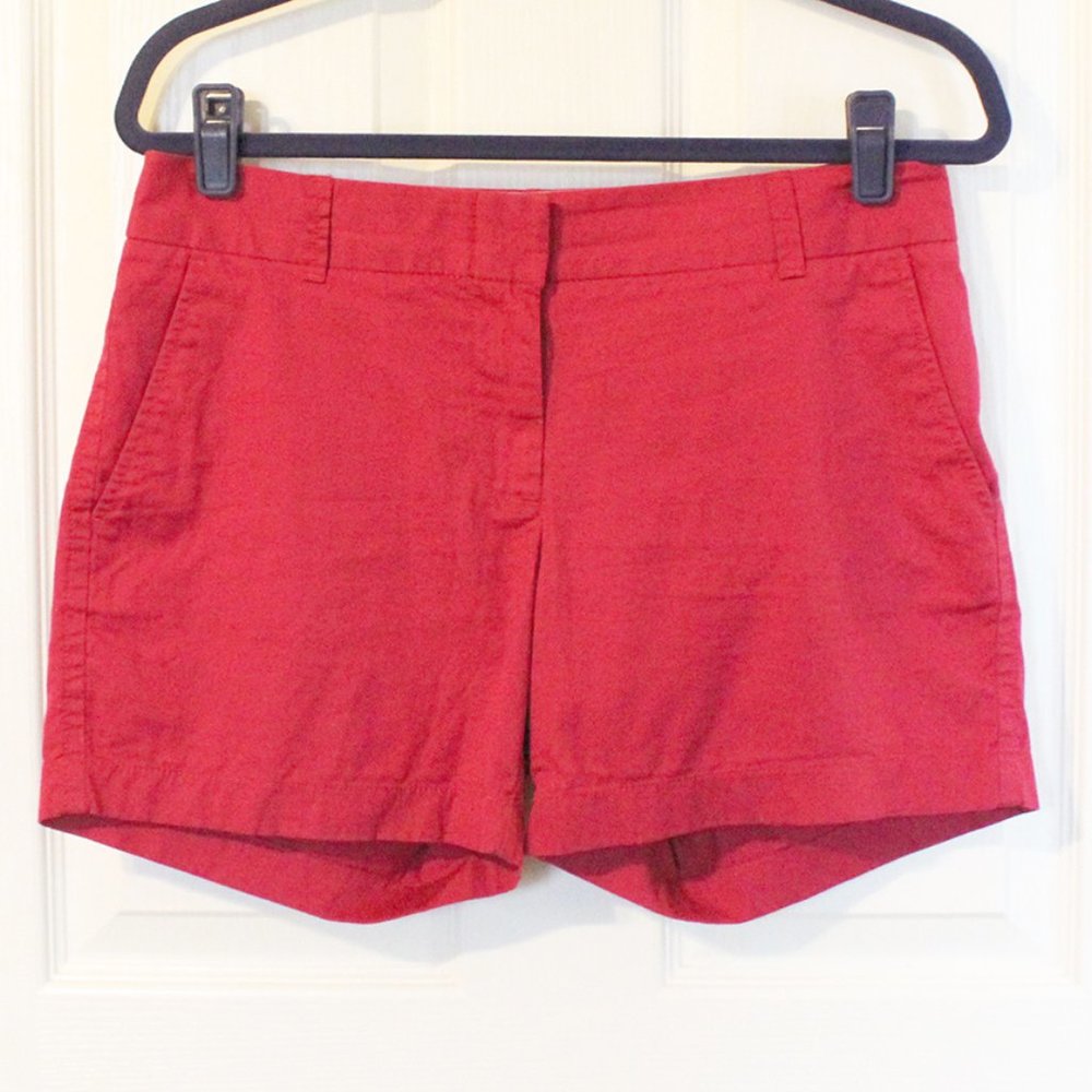 J. Crew Broken-In Chino Shorts - Fuschia